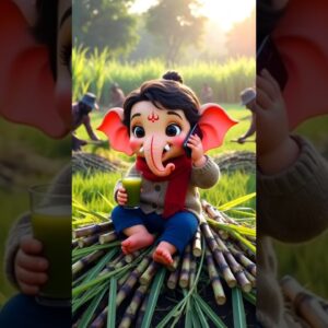 The Great Ganna Heist: Ganesh’s Sugar Craze Caught on Camera